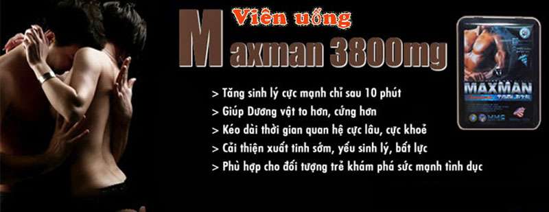 Công dụng thuốc sinh lý nam Maxman